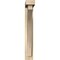 Ekena Millwork Thorton Block Rough Sawn Bracket w/ Offset Brace, Douglas Fir, 4"W x 16"D x 28"H BKT0402X16X28THR05RDF - alternate 2